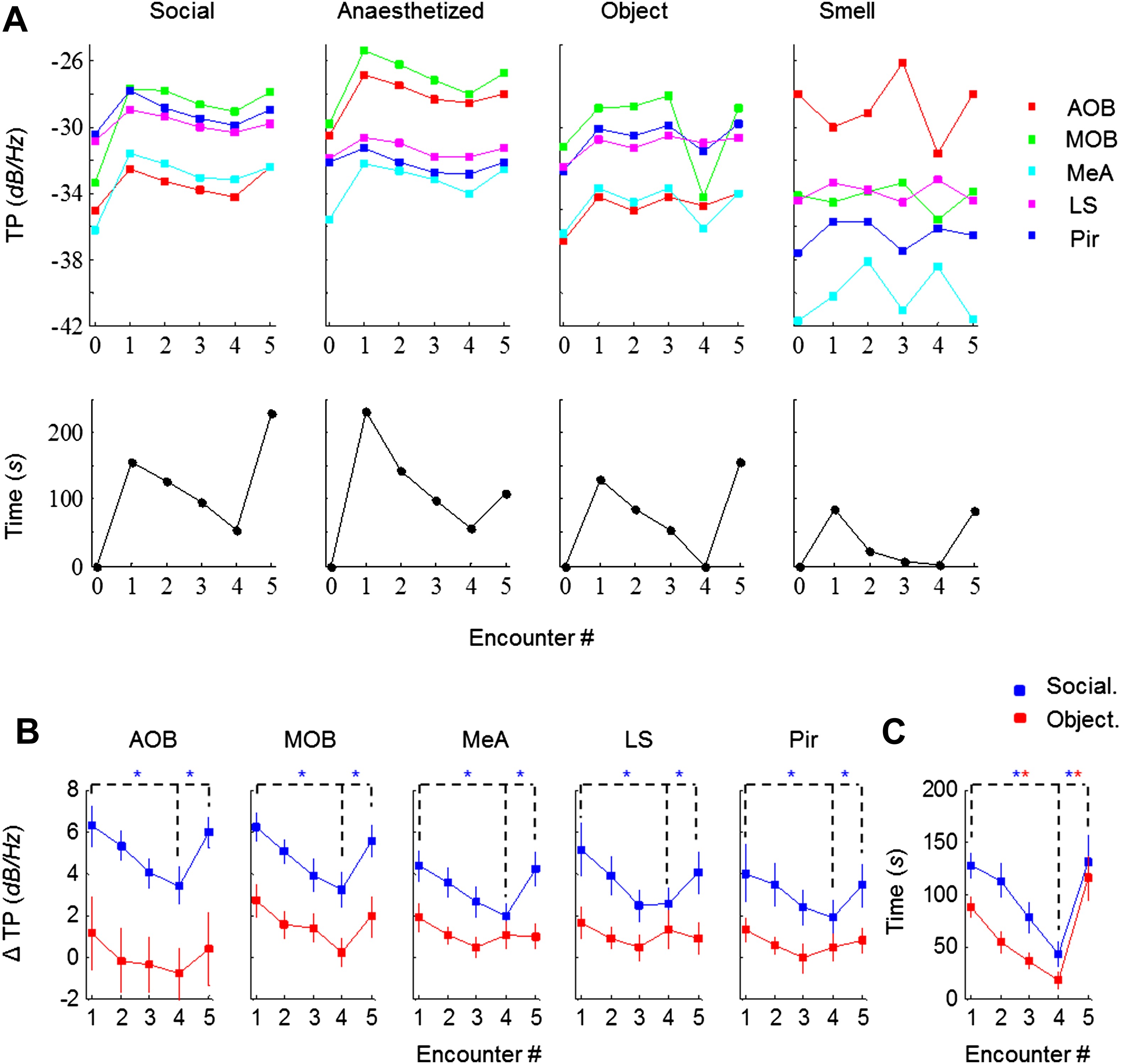 Different types of theta rhythmicity are induced by social and fearful ...