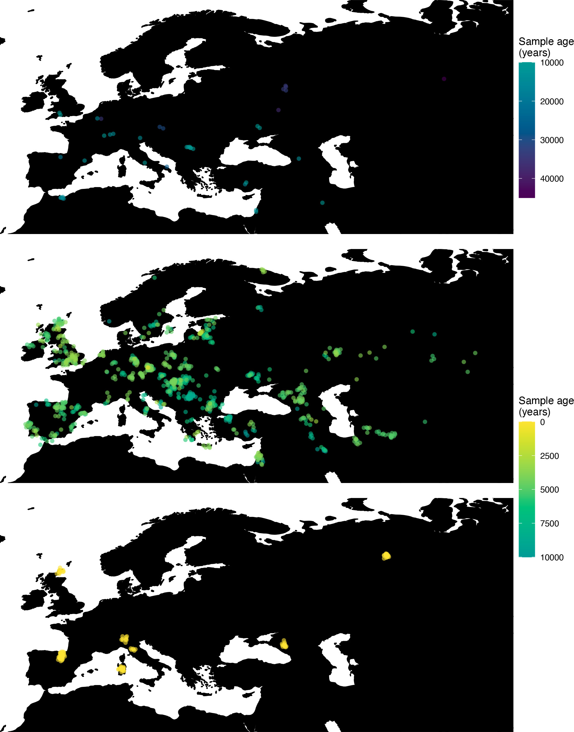 Modeling the spatiotemporal spread of beneficial alleles using ancient ...